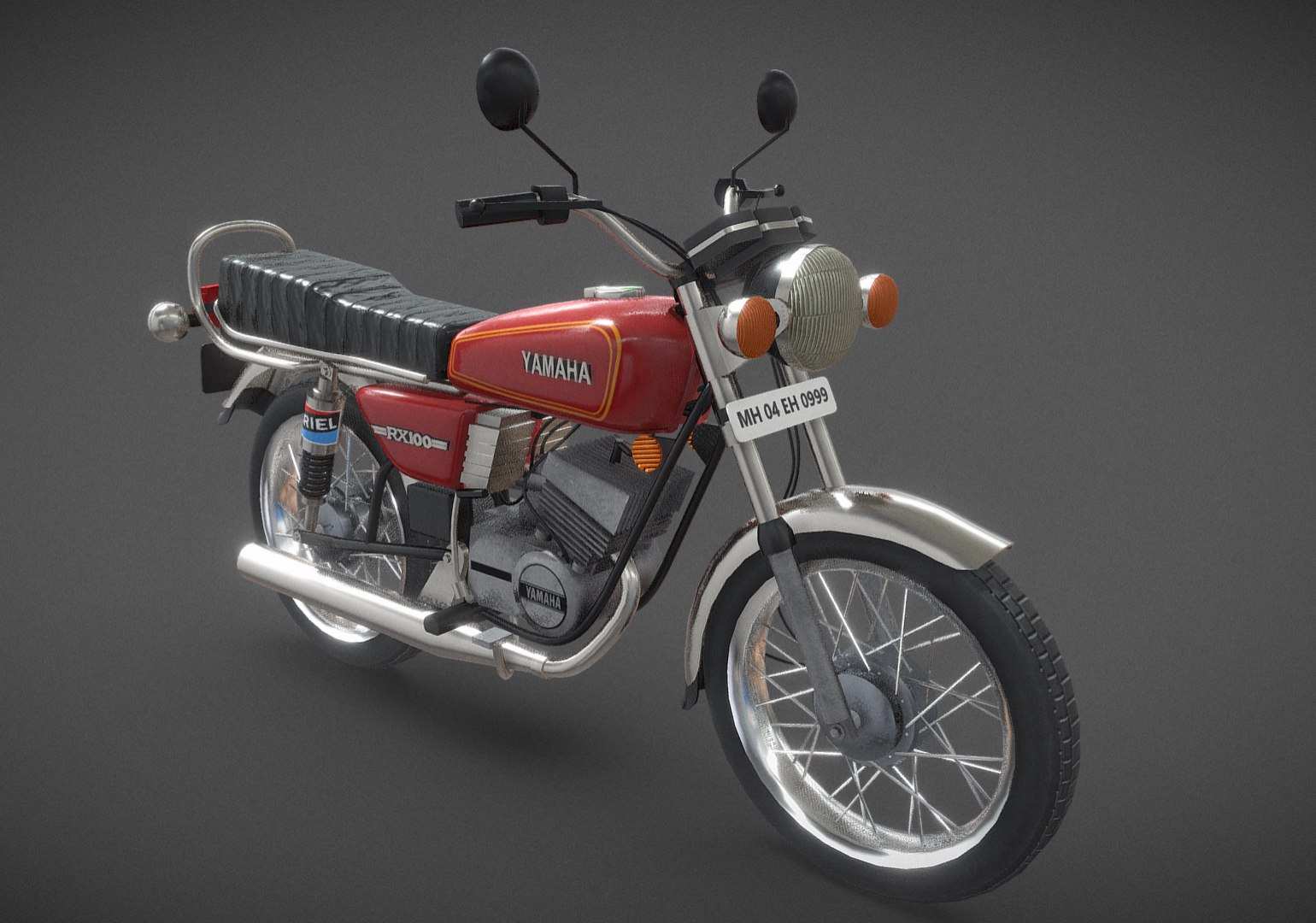 Yamaha Rx100 3d Model - Turbosquid 2334543