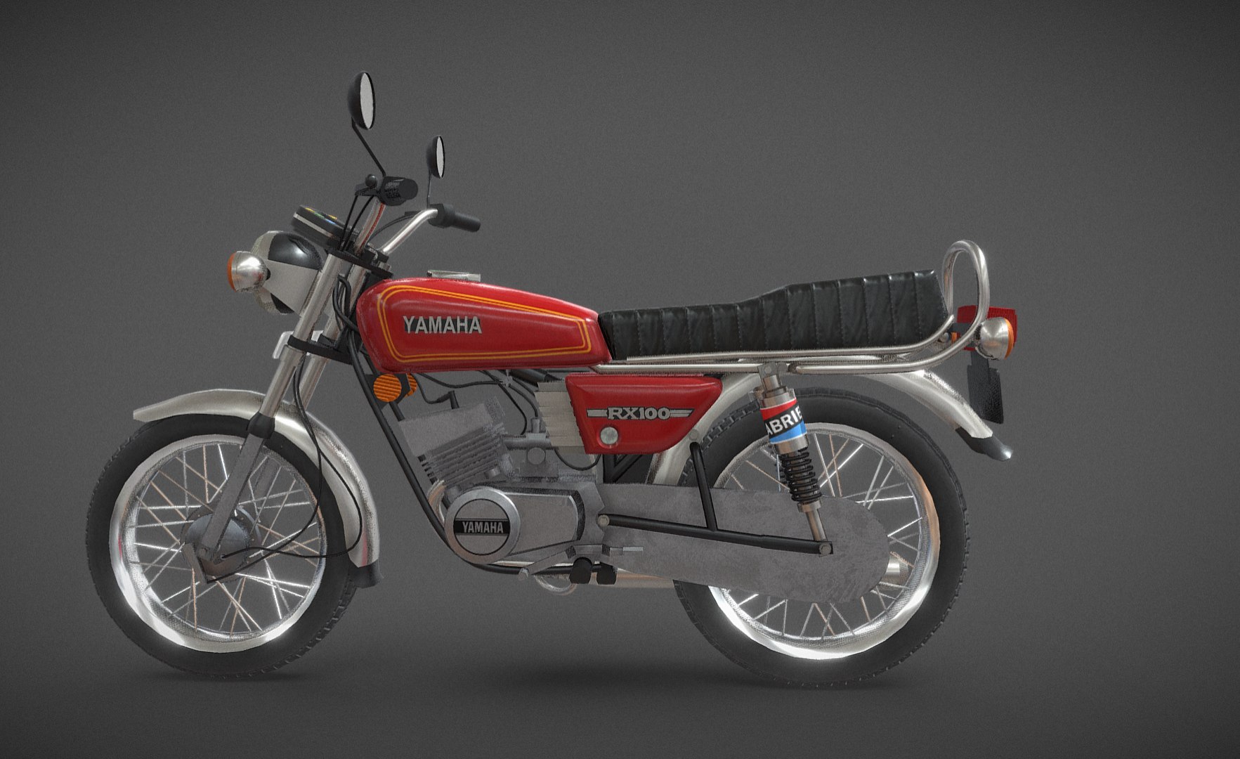 Yamaha RX100 3D Model - TurboSquid 2334543