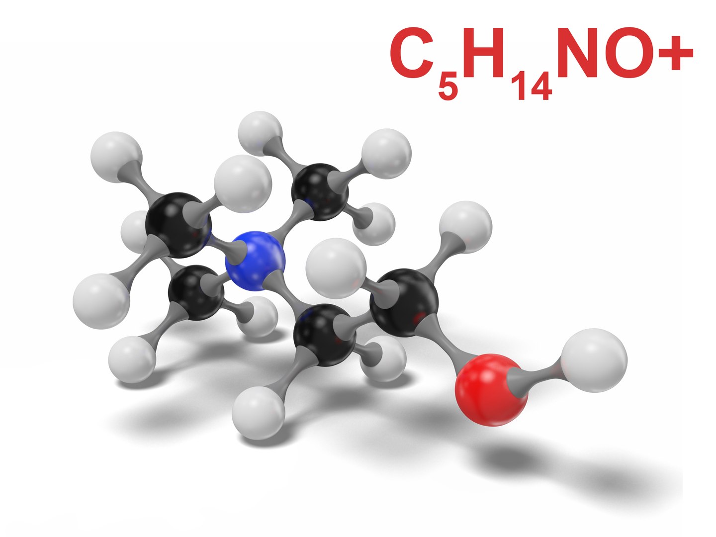 3D Model Choline Molecule C5h14no Modeled - TurboSquid 1544165