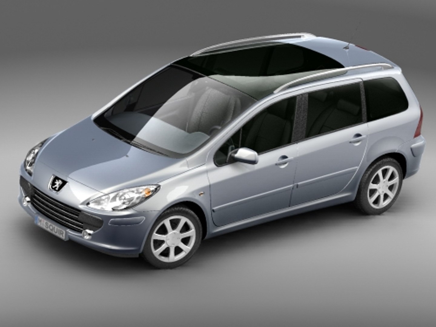 3d Peugeot 307 Estate Model