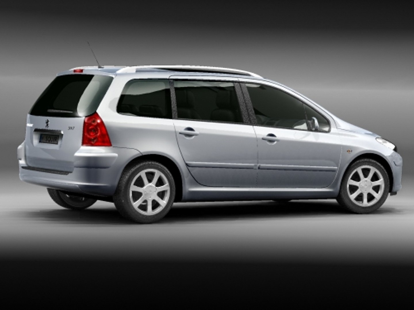 3d Peugeot 307 Estate Model