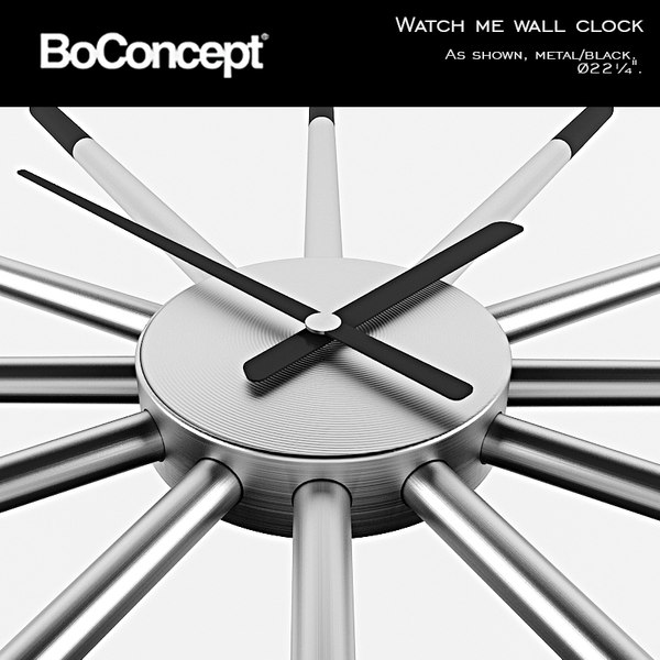 廃盤品】BoConcept ボーコンセプト 掛け時計 Watch me www