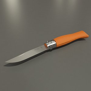 blade knife opinel 8 3D model