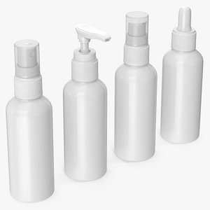 cosmetic containers 100 ml 3D model
