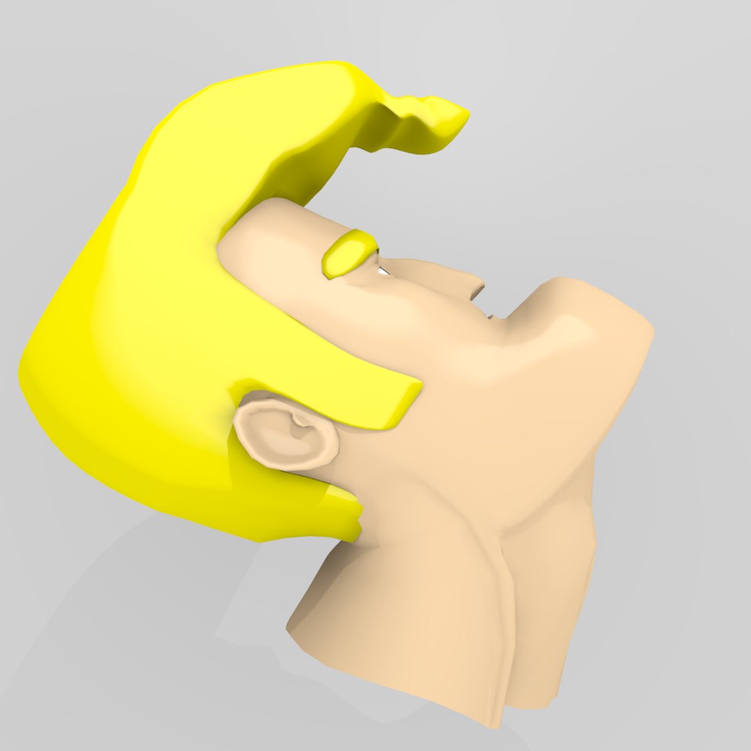 Cartoon Head Rigged X Free