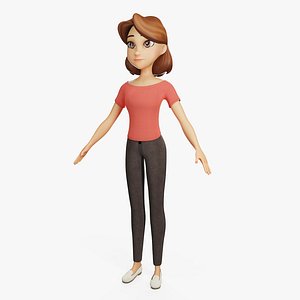 300px x 300px - Cartoon Woman 3D Game Models for Download | TurboSquid