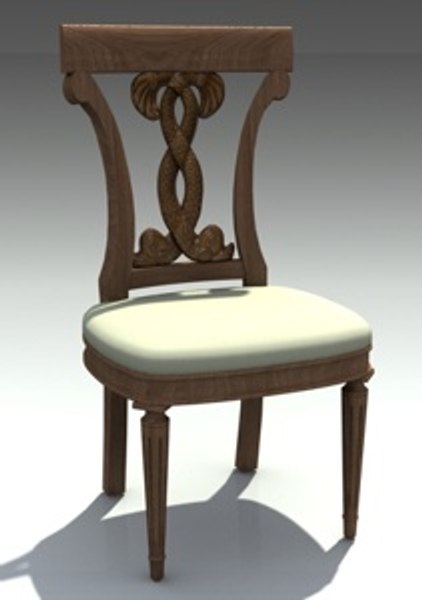 free classical chair model