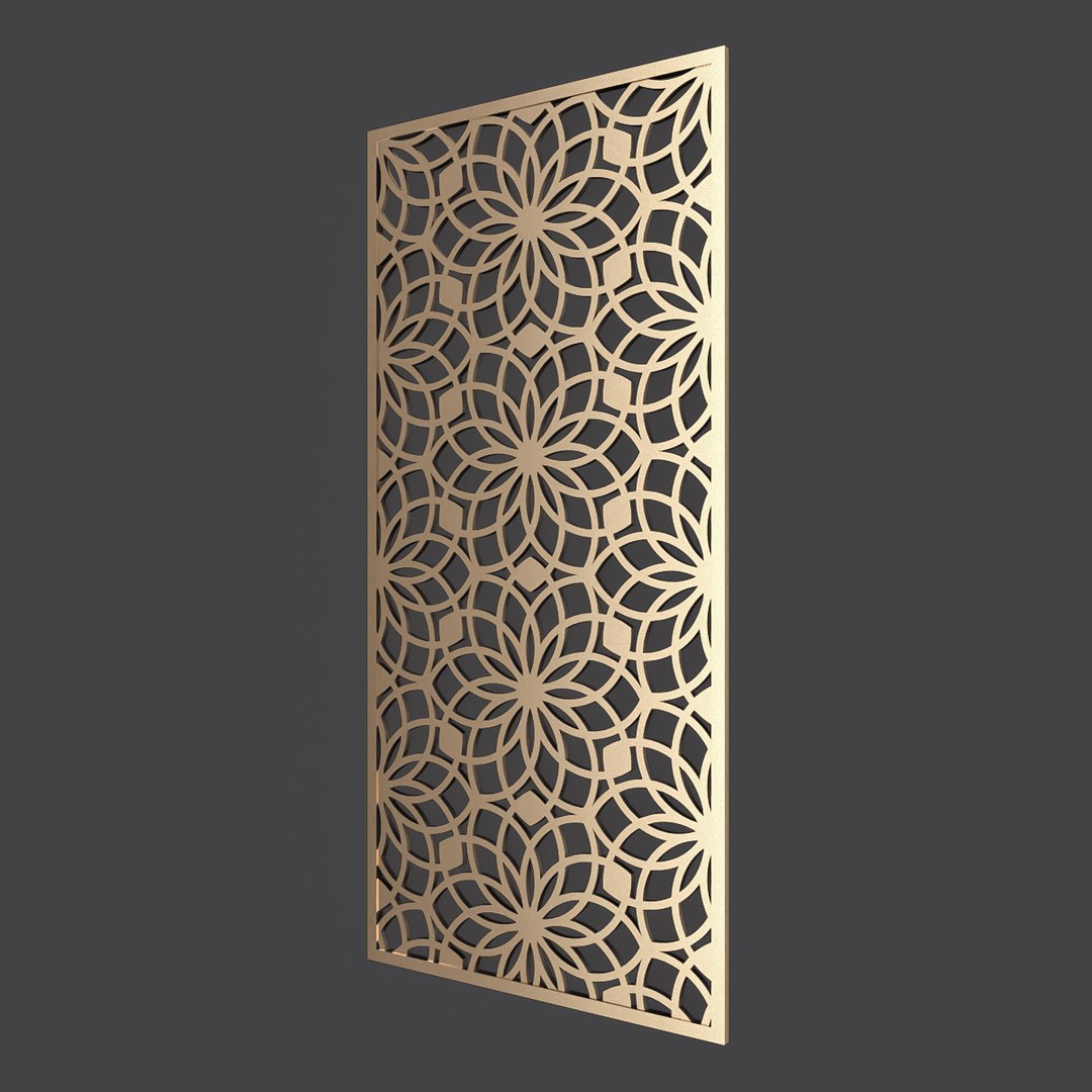 Decorative Panel 3D Model - TurboSquid 1624623