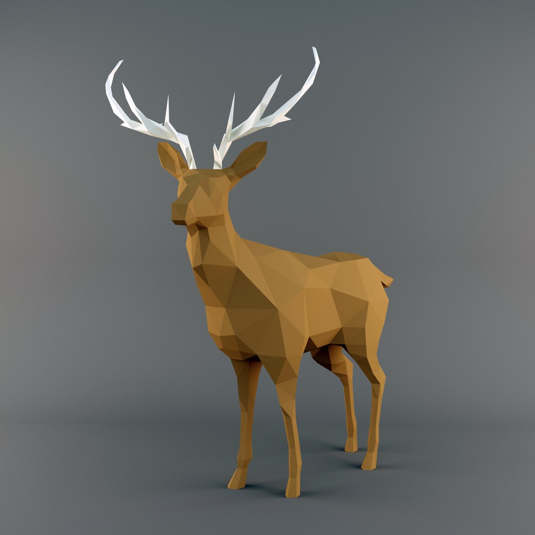 Deer Model - TurboSquid 1233207