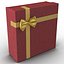 Giftbox 4 Red Modelo 3D