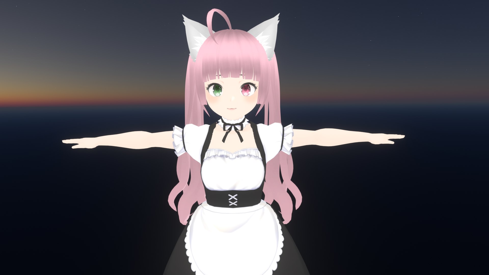 Game Ready Low Poly Anime Character Girl 21 3D Model - TurboSquid 1907541