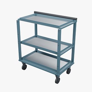 Three-Tray Service Trolley