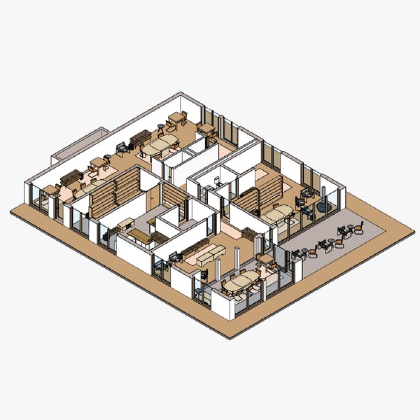 3D Restaurant - Revit model