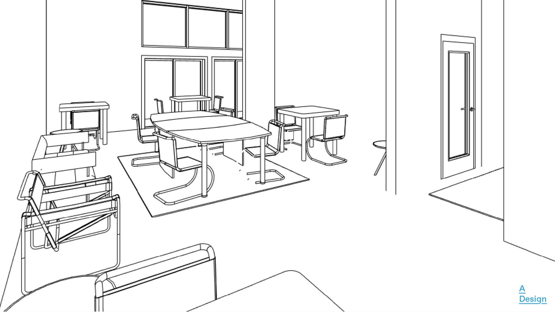 3D Restaurant Revit Model TurboSquid 2018330