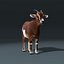 goat fur rigged 3d max