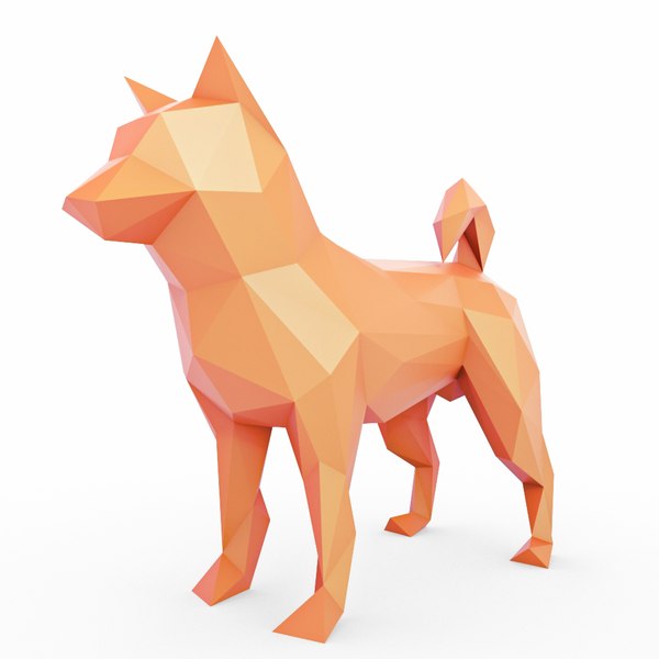 shiba inu 3D model