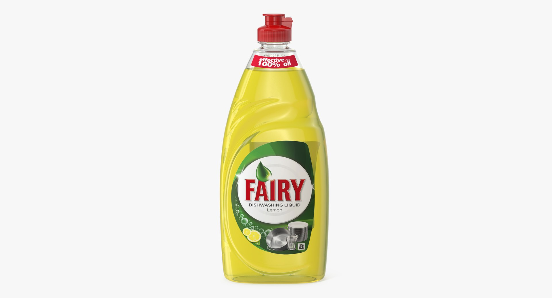 Lemon Dishwashing Liquid Fairy 3D model preview