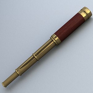 spy glass monocular 3d model