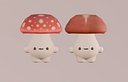 Cute Mushrooms - Long Mushroom