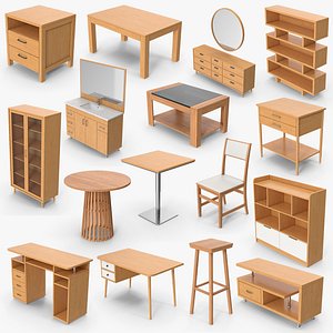 16 Furniture Models Collection