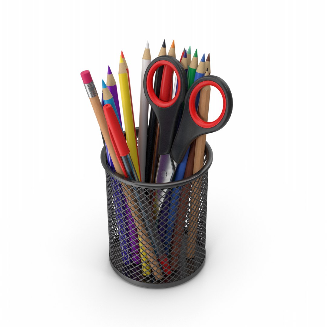 3D model Pen Holder Set - TurboSquid 2091581