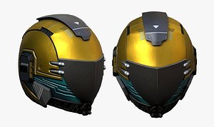 helmet sci fi model