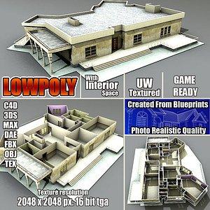 Lowpoly Building MDRN02