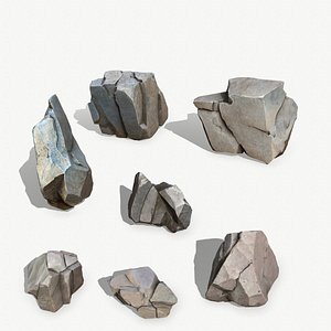 Rock Set 3D