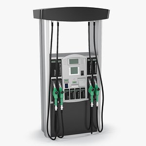 3d realistic fuel dispenser