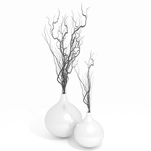 vase japanese 3d