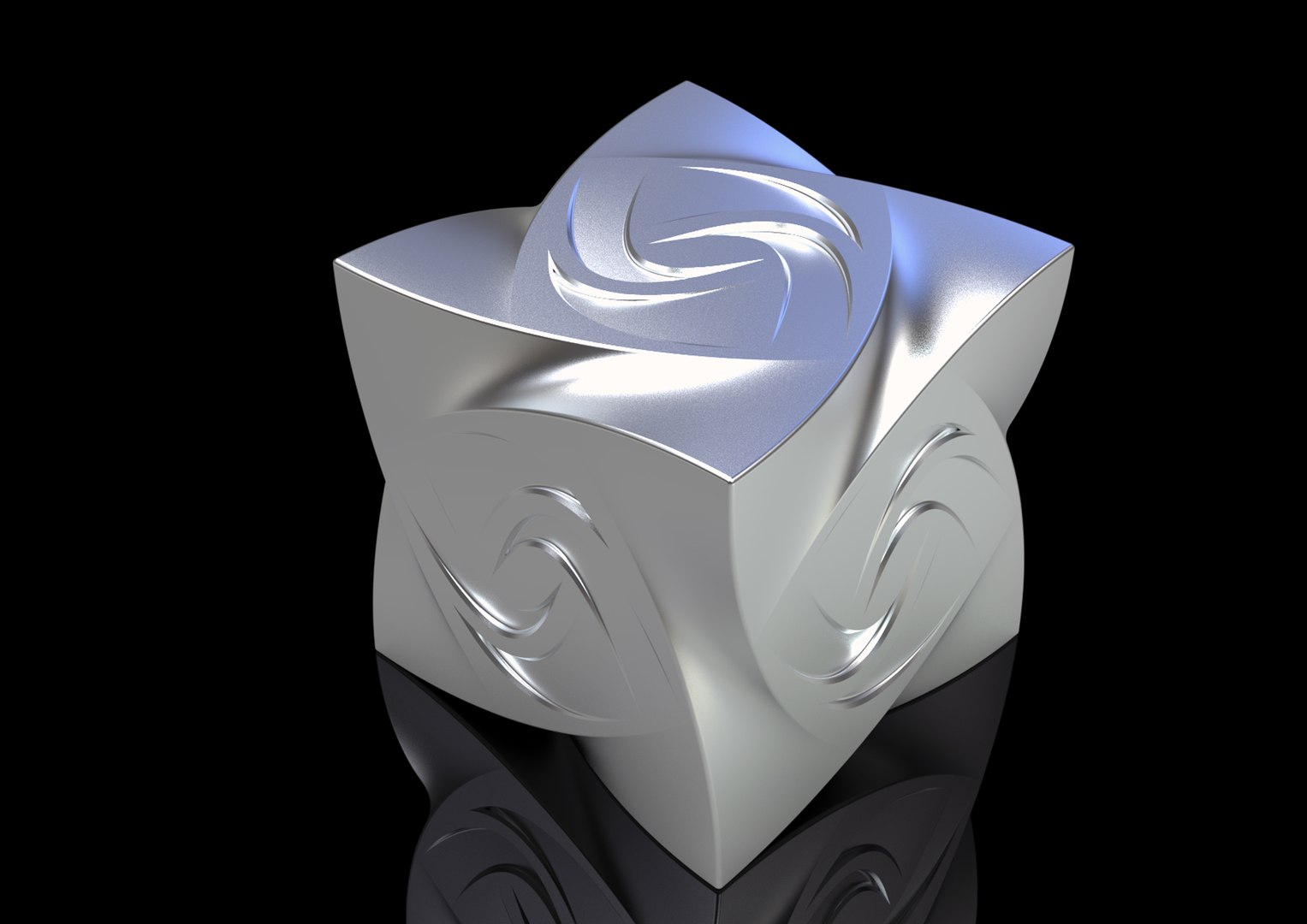 3D Model Cube Stone - TurboSquid 2158584