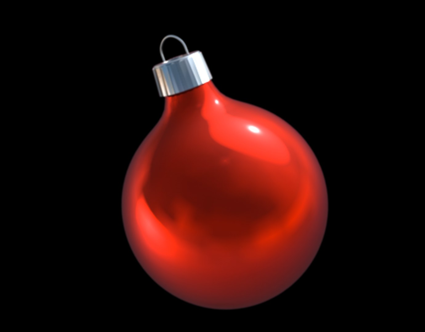 christmas tree ornament 3d model