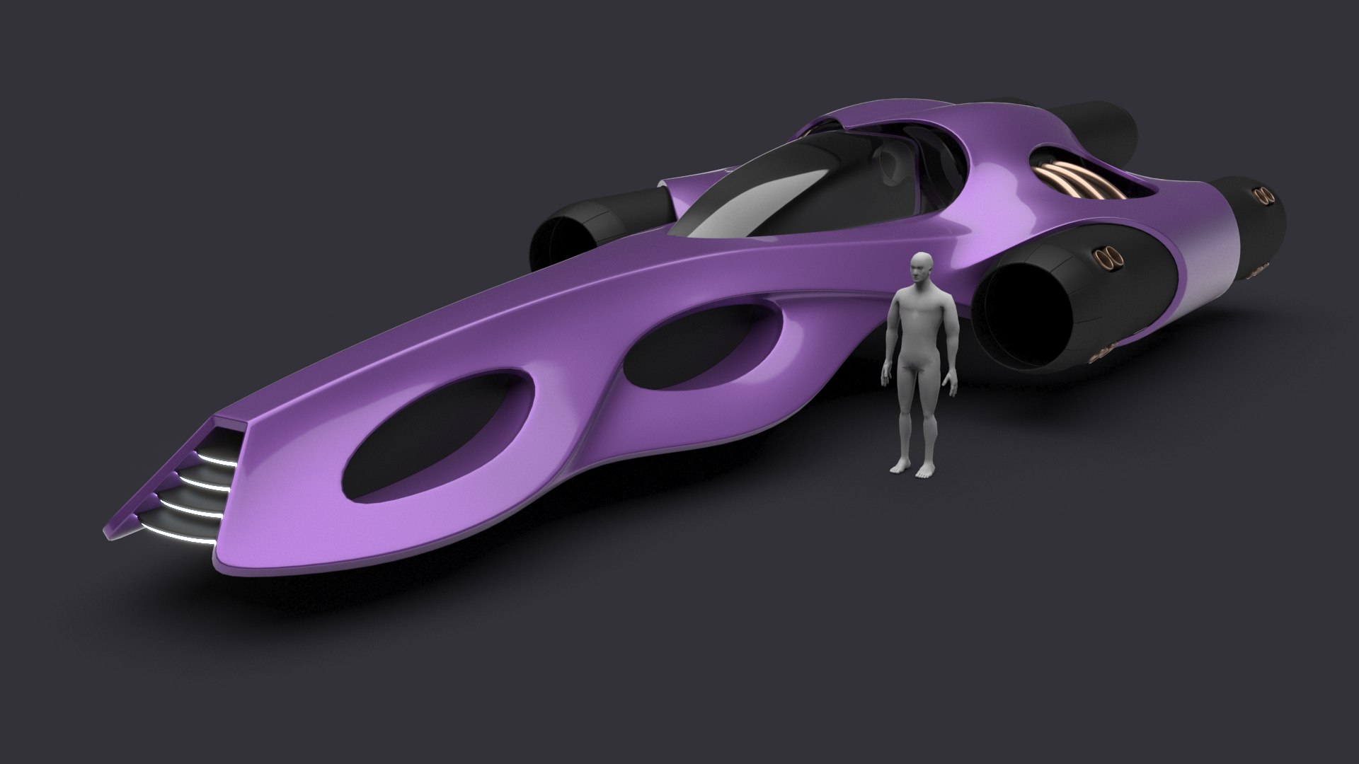 Racing Spaceship Arcturus 3D Model - TurboSquid 2211933