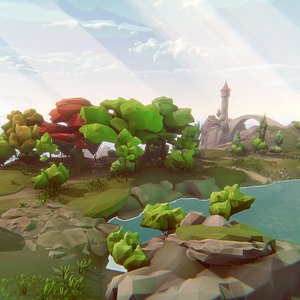 3D Low Poly Environment Collection