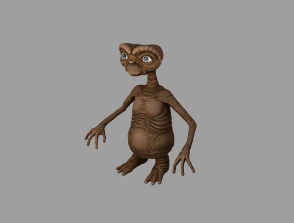 3d alien character