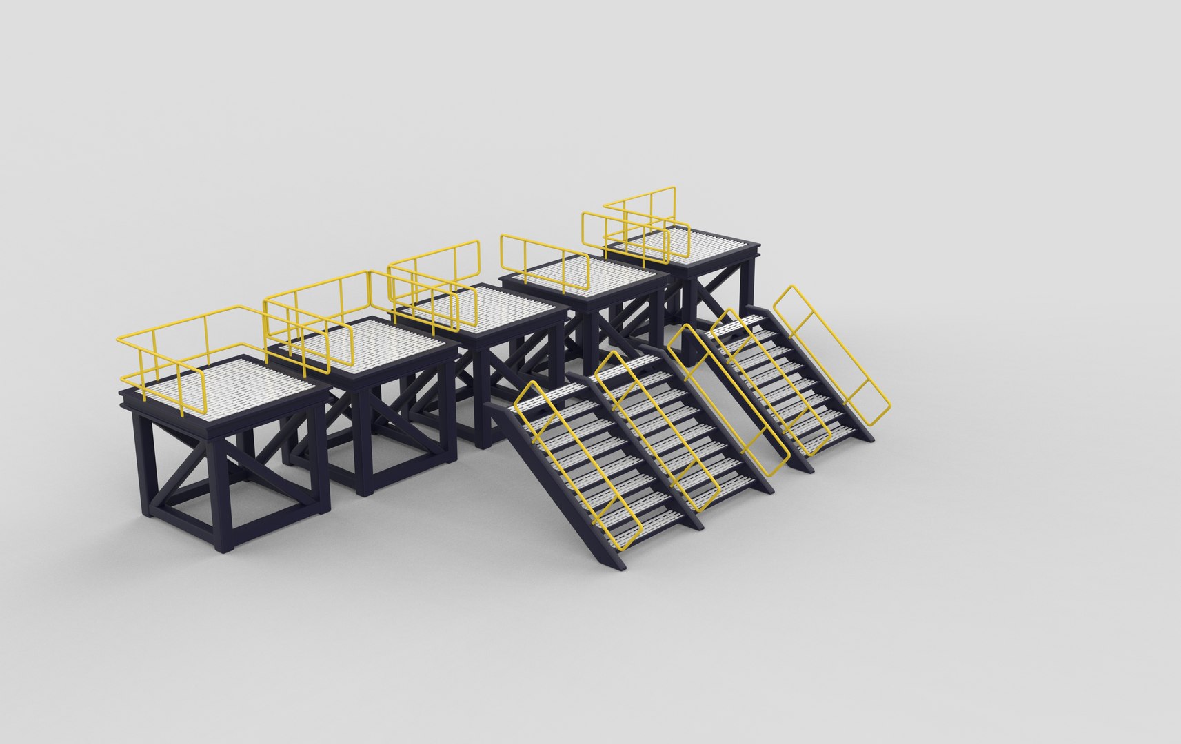 Industrial Platform 3 3D Model 3D - TurboSquid 2462724