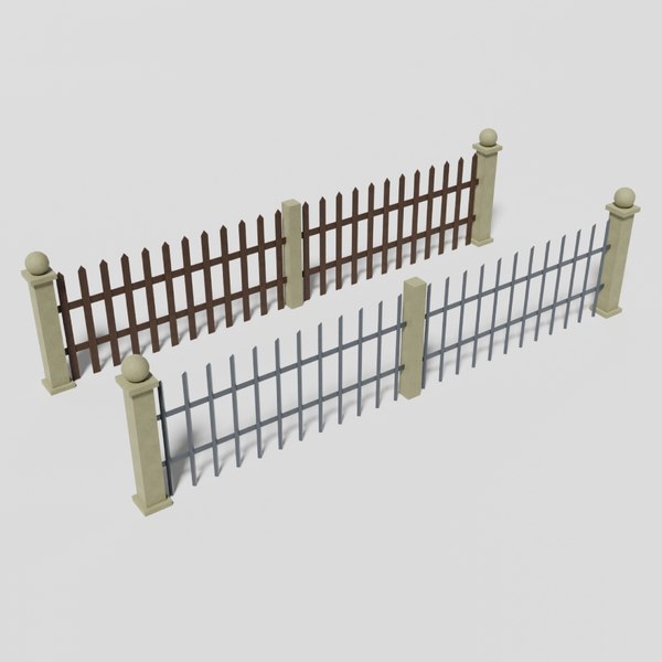 フェンス3Dモデル TurboSquid 1871856