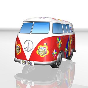 cartoon toy hippie-bus max
