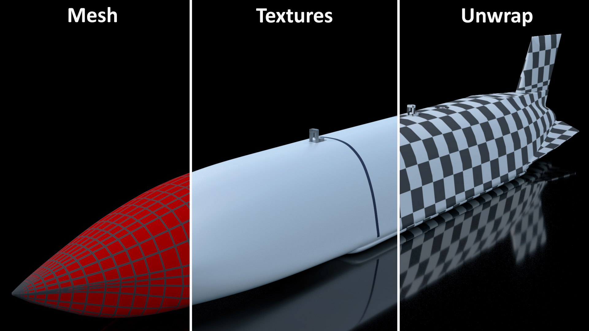 3D Model Air-Launched Cruise Missile Rigged For Maya - TurboSquid 2203603