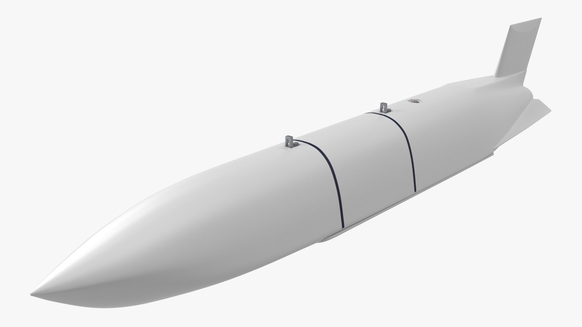 3D Model Air-Launched Cruise Missile Rigged For Maya - TurboSquid 2203603