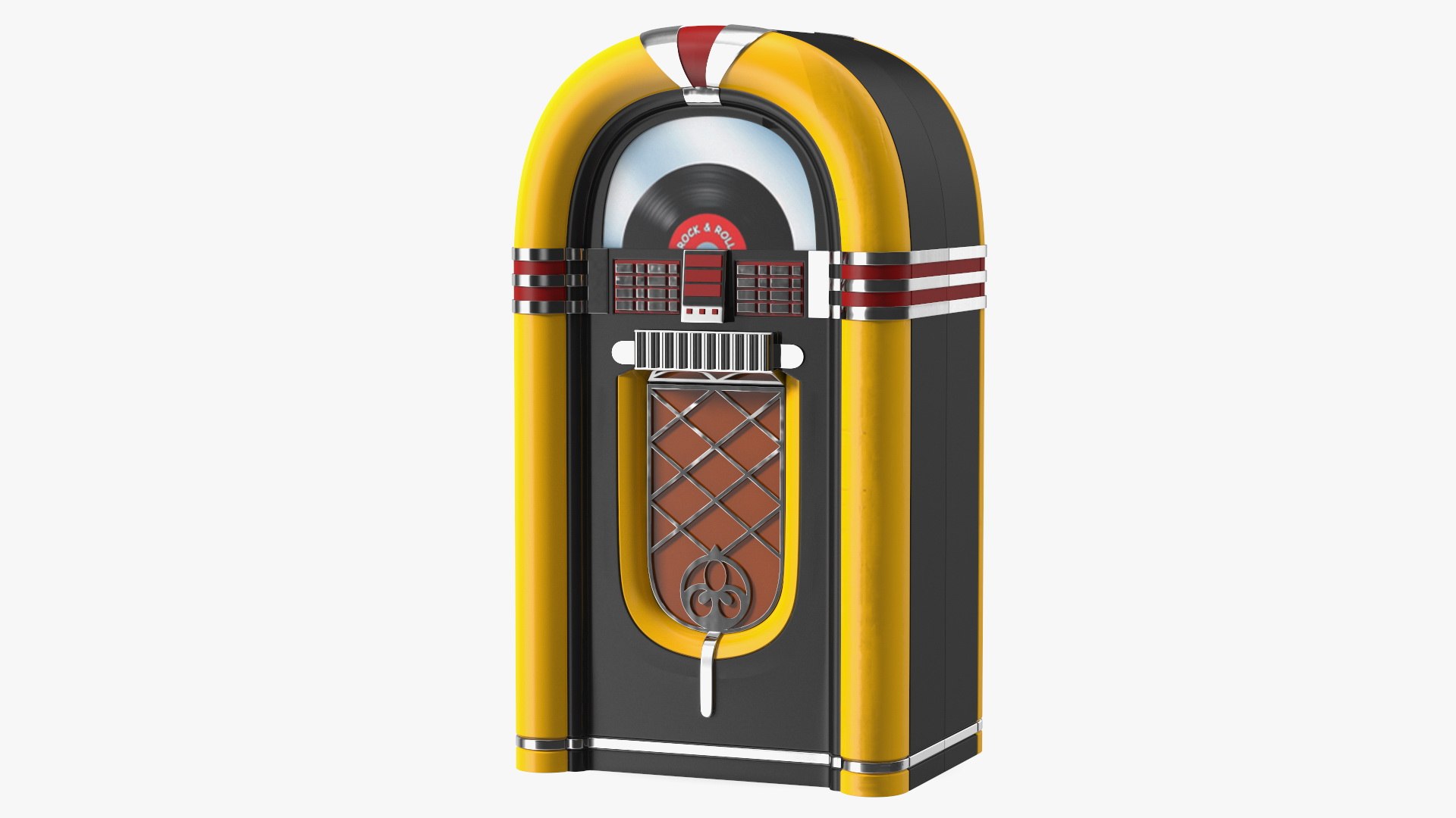 Advertising Volumetric Sign Vintage Jukebox 3D Model