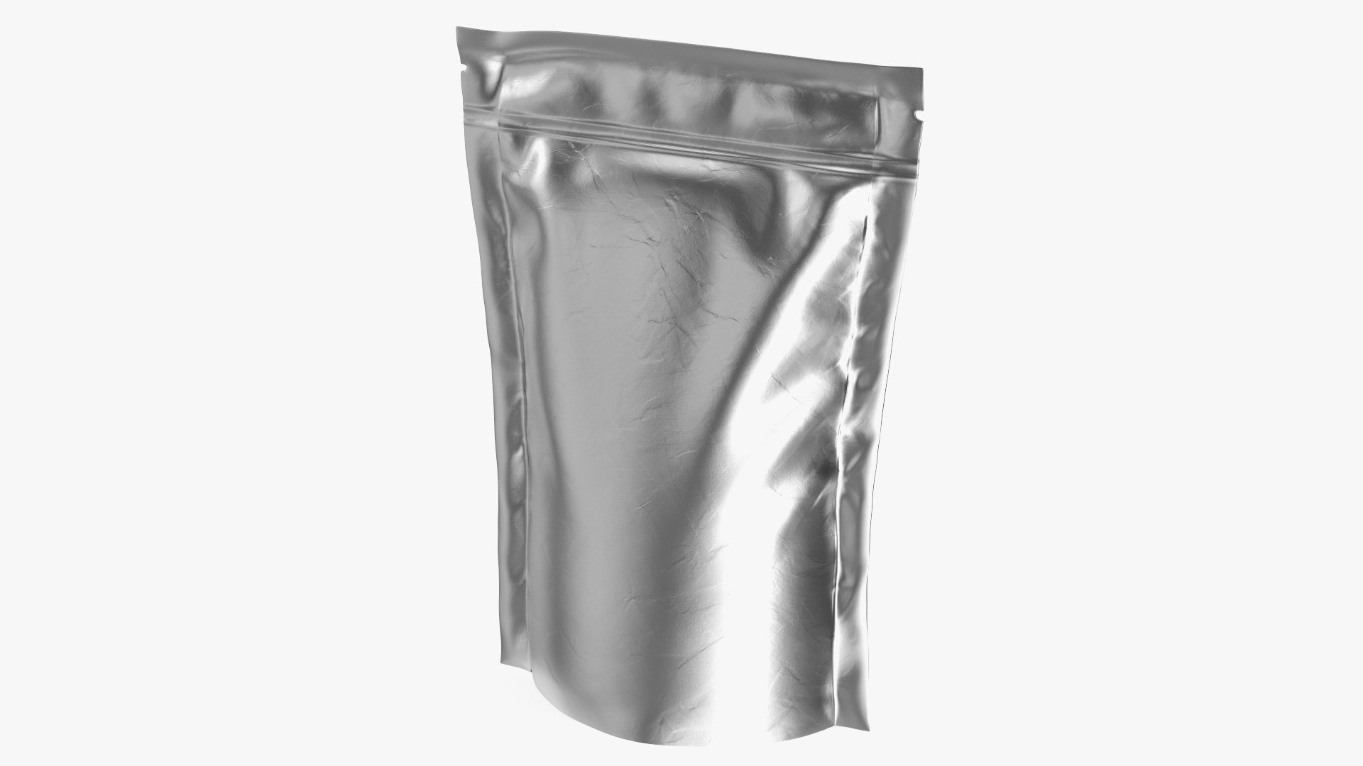 Doy Pack With Zipper Foil 3D model preview