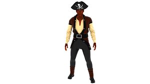 3D Pirate Male