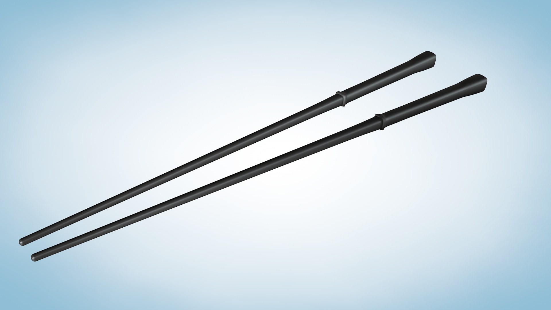 Simple Chopsticks 3d Model