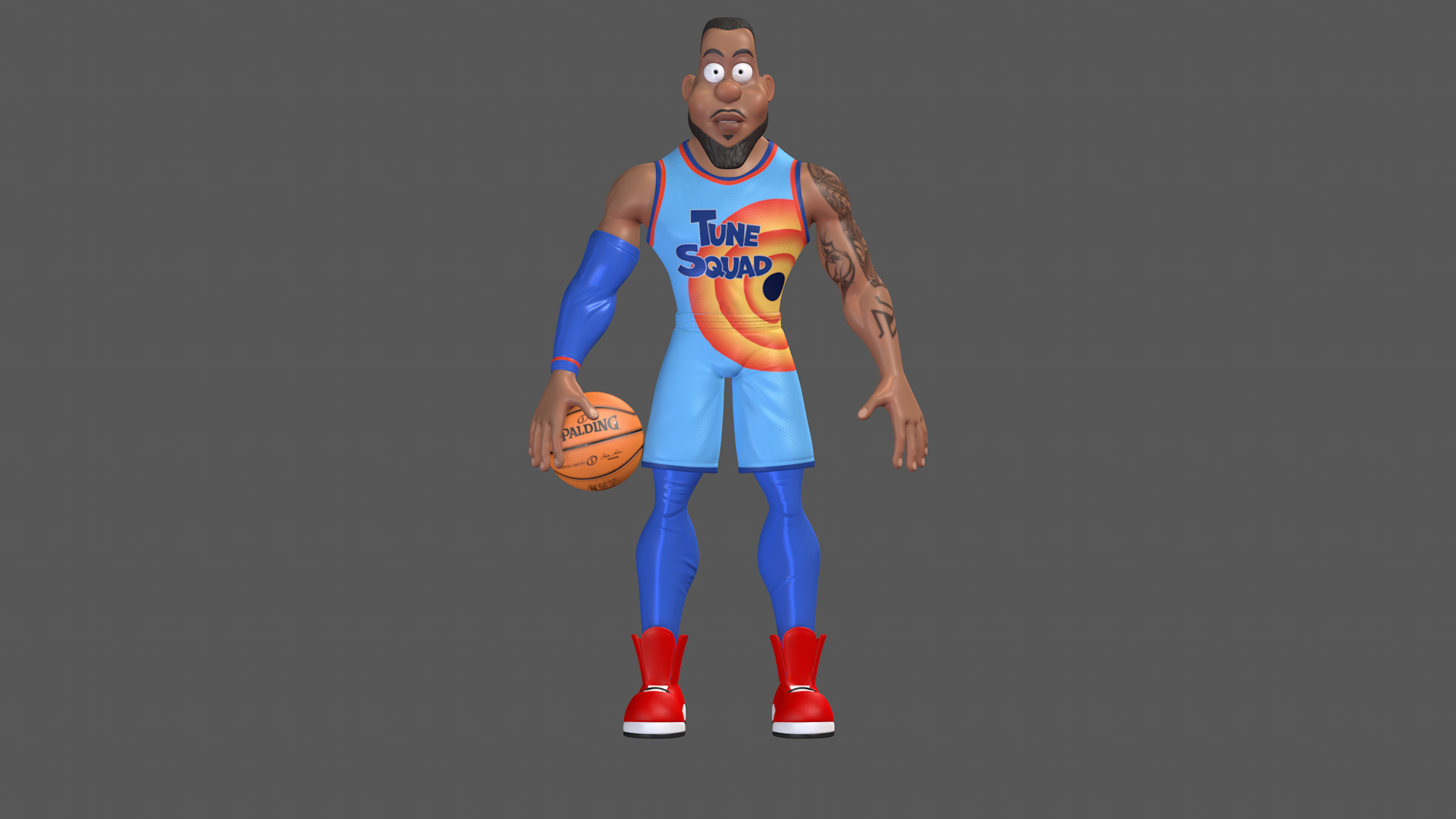 Lebron James Cartoon Character Space Jam Model Turbosquid | My XXX Hot Girl