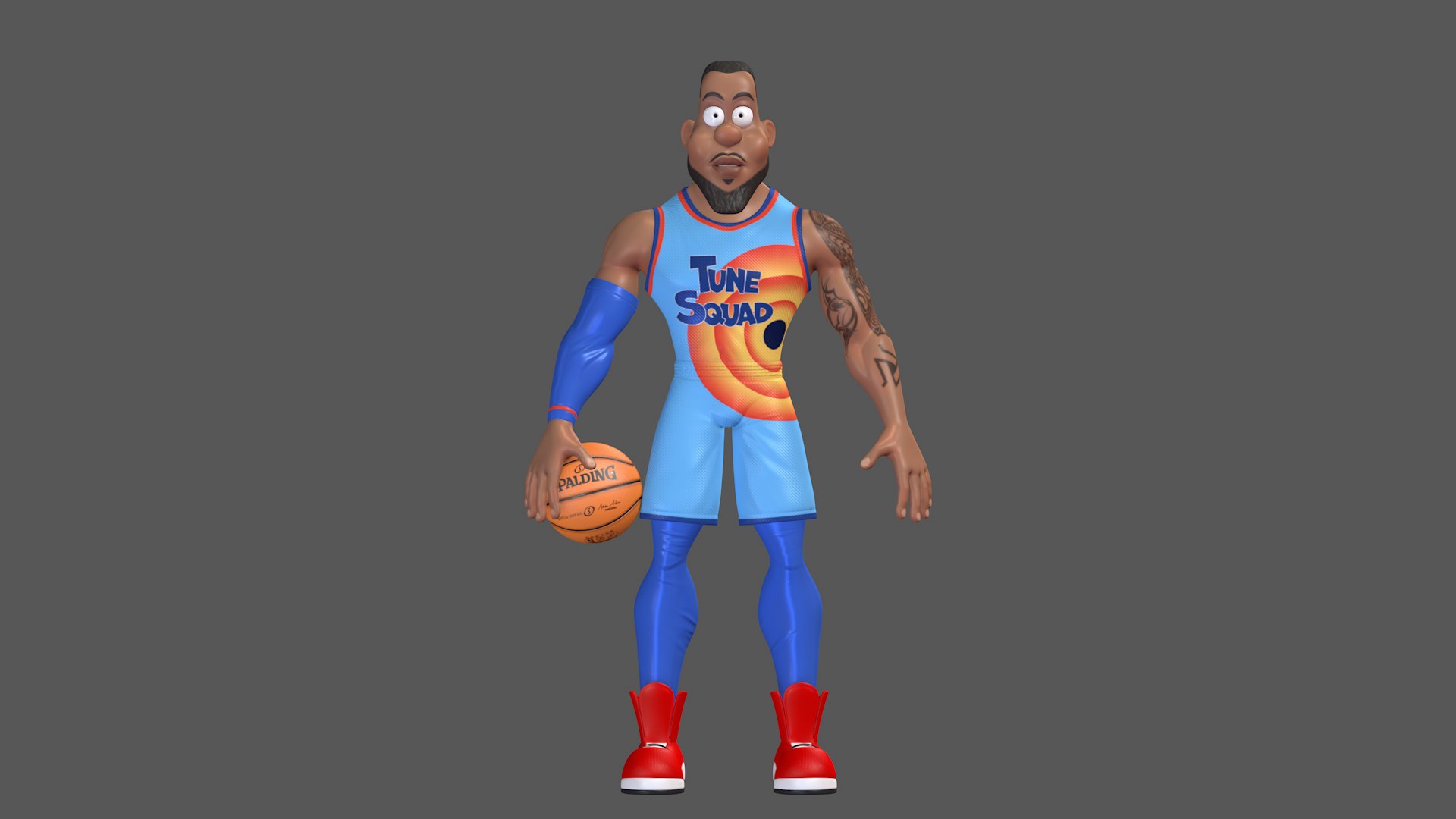 animated lebron james space jam