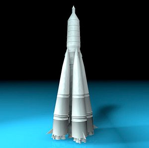 Sputnik rocket R-7 Semyorka