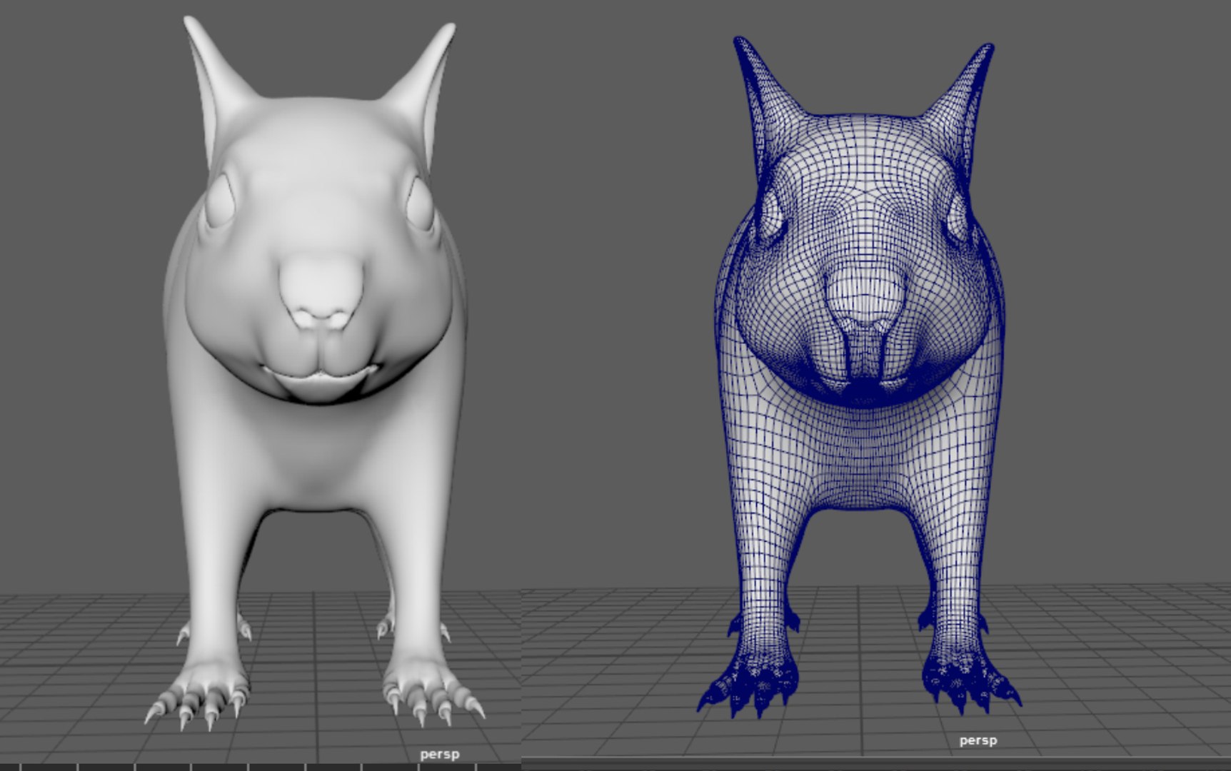 3D Squirrel Animation Rig Model - TurboSquid 1298398