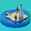 Faro 3D isometrico di Zoe Tamago