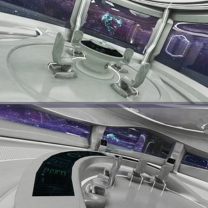 Sci-fi Futuristic Control Room Collection 2